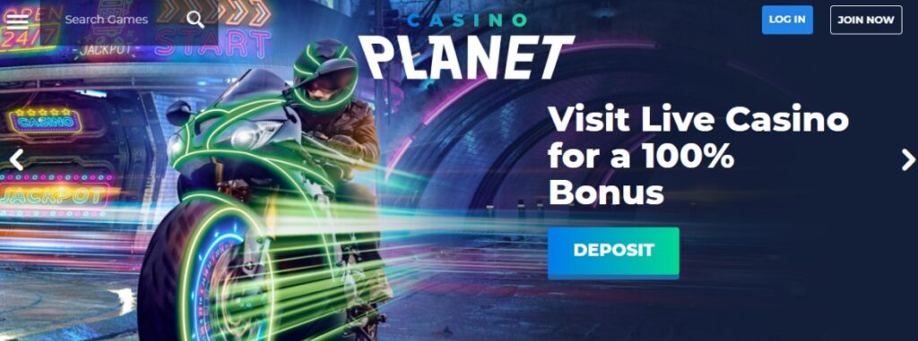 casino planet live casino offer